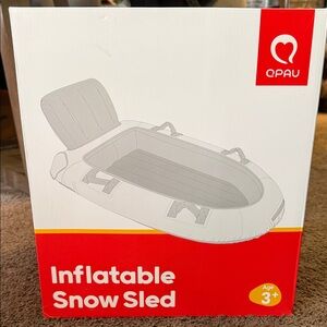 QPAU Inflatable Snow Sled - blue